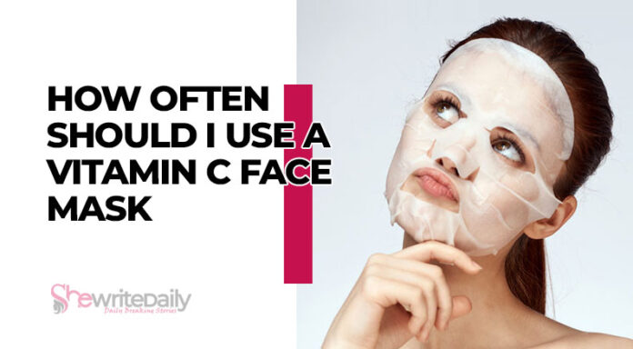 How often should I use a Vitamin C face mask?